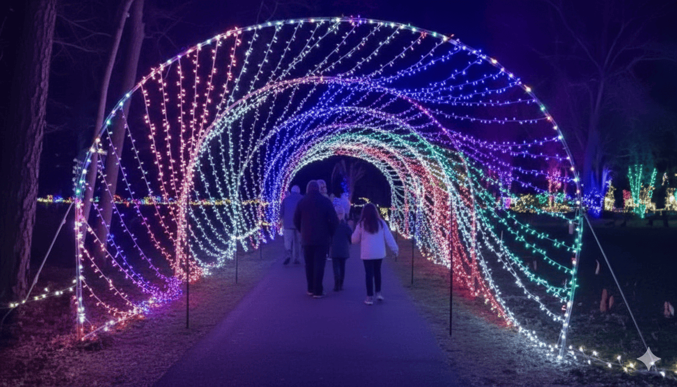Annmarie Garden In Lights – Solomons, MD